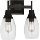Robert Abbey - Z485 - Two Light Wall Sconce - Grace - Deep Patina Bronze