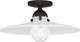 Robert Abbey - Z614 - One Light Flushmount - Rico Espinet Arial - Deep Patina Bronze