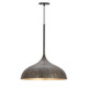 Maxim - 10914BKGLD - One Light Pendant - Fleur - Black / Gold