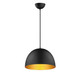 Maxim - 11484BKGLD - One Light Pendant - Tova - Black / Gold