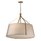 Maxim - 16183WLNAB - Four Light Pendant - Bandera - Natural Aged Brass