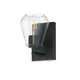Maxim - 21331CLBK - One Light Wall Sconce - Geode - Black