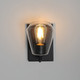 Geode One Light Wall Sconce (21331CLBK)