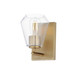 Maxim - 21331CLNAB - One Light Wall Sconce - Geode - Natural Aged Brass