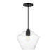 Maxim - 21337CLBK - One Light Pendant - Geode - Black