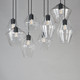Geode Eight Light Pendant (21339CLBK)