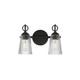 Maxim - 21392CLBK - Two Light Wall Sconce - Jackson Hole - Black