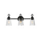 Maxim - 21393CLBK - Three Light Bath Vanity - Jackson Hole - Black