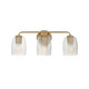 Maxim - 21413CRNAB - Three Light Bath Vanity - Honey - Natural Aged Brass