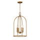 Maxim - 21844EG - Four Light Pendant - Martel - Etruscan Gold