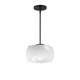 Maxim - 26141WTBK - One Light Pendant - Glazed - White / Black
