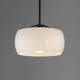 Glazed One Light Pendant (26141WTBK)