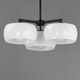 Glazed Three Light Chandelier (26143WTBK)