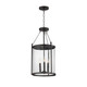 Maxim - 30069HMBK - Three Light Pendant - Belfry - Black