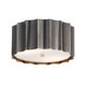 Maxim - 39130GMGLD - Two Light Flush Mount - Allegra - Gunmetal / Gold