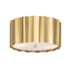 Maxim - 39130WBR - Two Light Flush Mount - Allegra - Weathered Brass