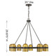 Andover Eight Light Chandelier (1-1152-8-333)