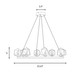 Castello LED Chandelier (1-1238-8-89)