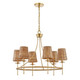 Ashbury Six Light Chandelier (1-3961-6-322)
