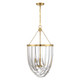 Savoy House - 3-2999-3-322 - Three Light Pendant - Jennings - Warm Brass
