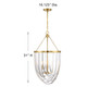 Jennings Three Light Pendant (3-2999-3-322)