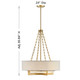 Brentwood Four Light Pendant (7-4999-4-322)