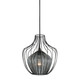 Kalco - 404850CM - One Light Pendant - Emilia - Chemical Stainless Steel