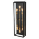 Kalco - 405522BSG - Six Light Wall Sconce - Ashland - Matte Black w Sanded Gold