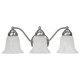 Capital Lighting - 1363MN-117 - Three Light Vanity - Brady - Matte Nickel