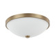 Capital Lighting - 2323AD-SW - Two Light Flush Mount - Perkins - Aged Brass
