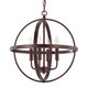 Capital Lighting - 317541BZ - Four Light Pendant - Hartwell - Bronze