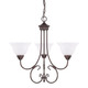 Capital Lighting - 3223BZ-220 - Three Light Chandelier - Hometown - Bronze