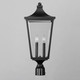 Sutton Place VX Two Light Outdoor Post Lantern (40230CLBK)