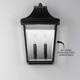 Sutton Place VX Two Light Pocket Sconce (40231CLBK)