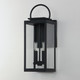 Nassau Vivex Two Light Outdoor Wall Sconce (40316CLBK)