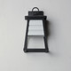 Shutters One Light Outdoor Wall Sconce (40632WTBK)