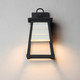 Shutters One Light Outdoor Wall Sconce (40632WTBK)