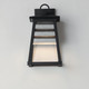Shutters One Light Outdoor Wall Sconce (40632WZBK)