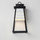 Shutters One Light Outdoor Wall Sconce (40634WTBK)
