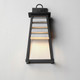 Shutters One Light Outdoor Wall Sconce (40634WZBK)