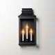 Savannah VX Three Light Outdoor Wall Sconce (40916CLBO)