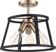 Chassis Three Light Semi Flush Mount (60-6643)