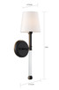 Olmstead One Light Wall Sconce (60-6689)