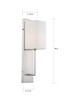 Vesey One Light Wall Sconce (60-6691)