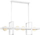 Nuvo Lighting - 60-6725 - Four Light Island Pendant - Prana - White
