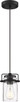 Nuvo Lighting - 60-6732 - One Light Mini Pendant - Antebellum - Matte Black / Clear Glass
