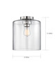 Chantecleer One Light Semi Flush Mount (60-6778)