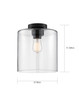 Chantecleer One Light Semi Flush Mount (60-6779)