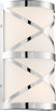 Nuvo Lighting - 60-6841 - Two Light Vanity - Sylph - Polished Nickel / Satin White Glass