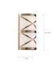 Sylph Two Light Vanity (60-6842)
